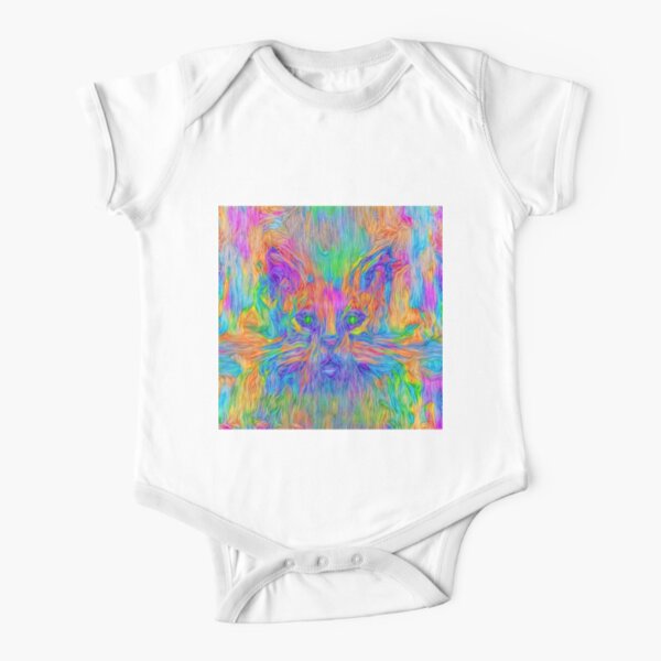Abstractions of abstract abstraction Short Sleeve Baby One-Piece