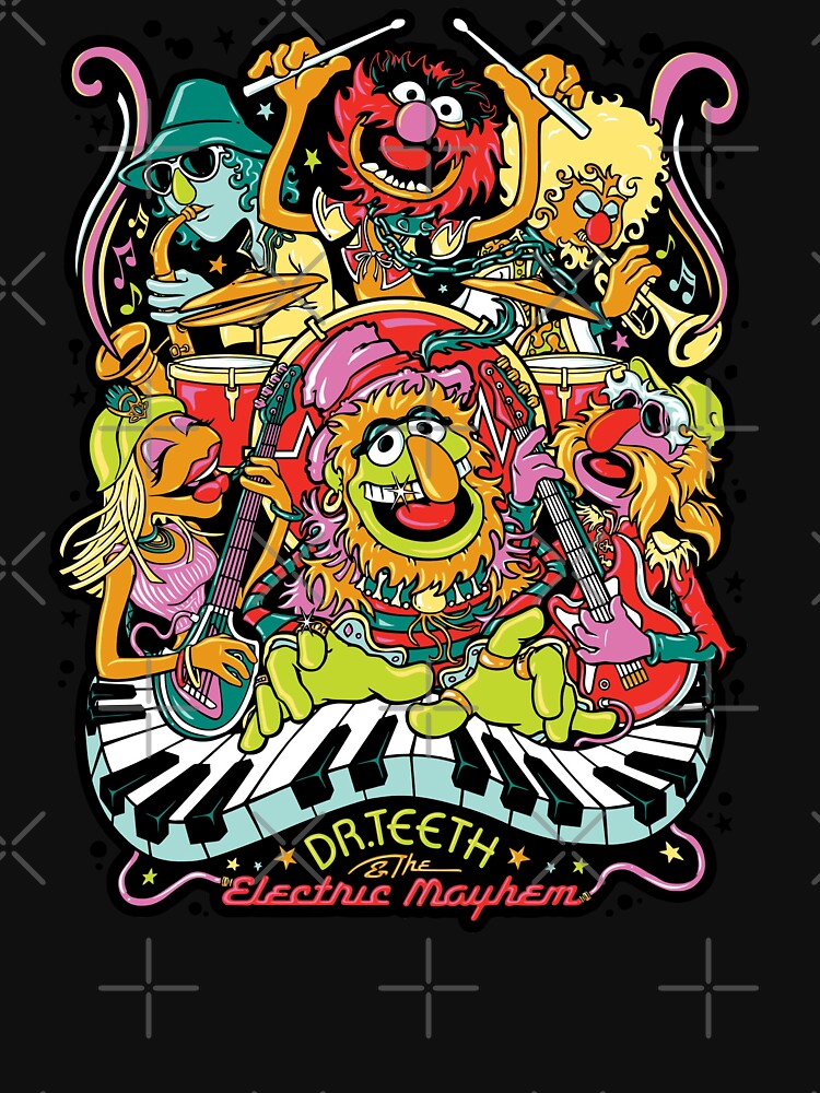Thumbnail 7 of 7, Classic T-Shirt, Dr. Teeth and the Electric Mayhem designed and sold by monsieurspot.