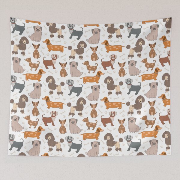 Item preview, Many dog breeds cute pattern  designed and sold by TheSimpleMan.
