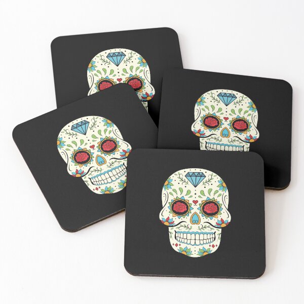 Item preview, Day of the Dead Sugar Skull Día de Muertos designed and sold by JustLivinLife.