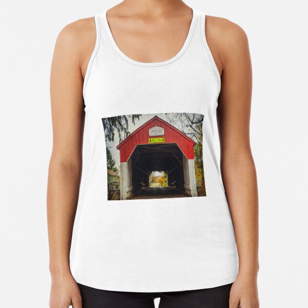 Uhlerstown Covered Bridge IV Racerback Tank Top