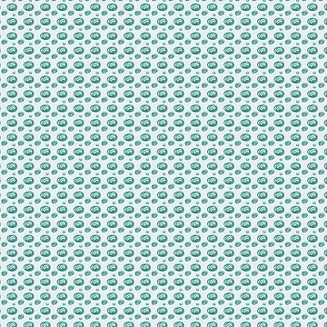 Artwork thumbnail, shell pattern blue by repeatpattern