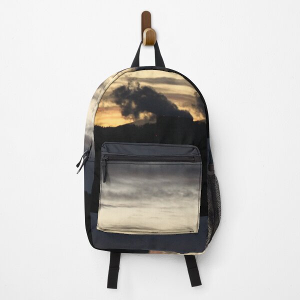Item preview, Sunset over a nuclear power plant designed and sold by EstelleRossetti.