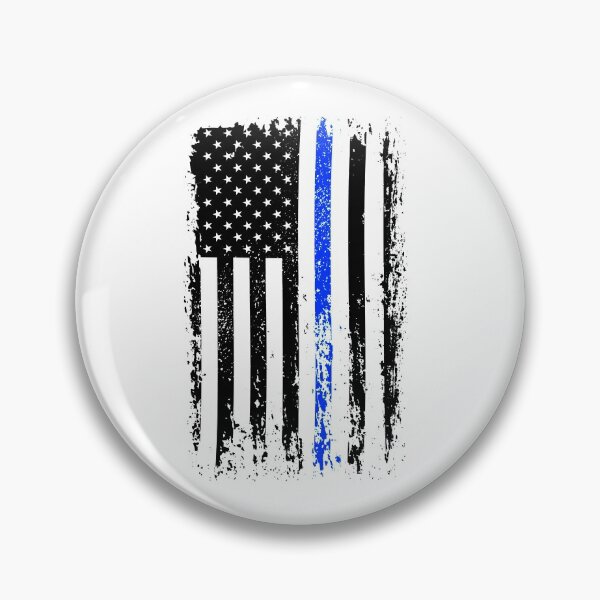 Item preview, Back the Blue Thin Blue Line American Flag Police Support designed and sold by graphicmeyou.
