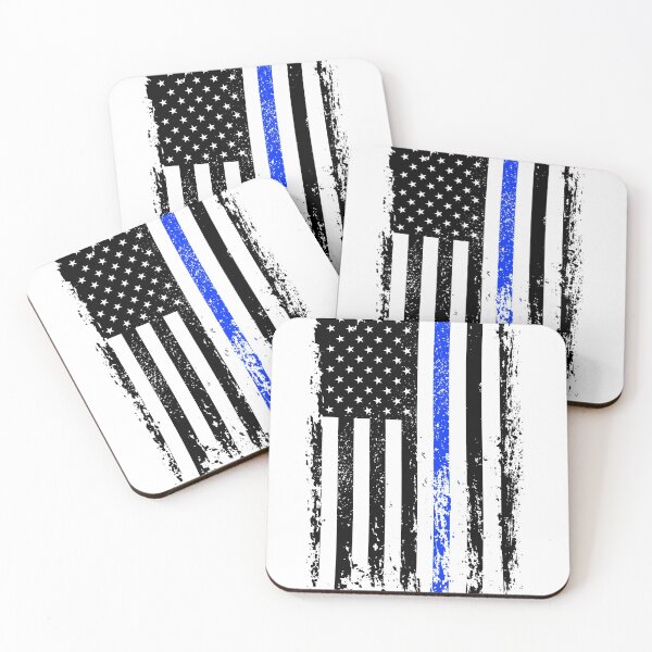 Item preview, Back the Blue Thin Blue Line American Flag Police Support designed and sold by graphicmeyou.
