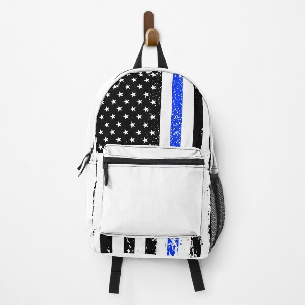 Item preview, Back the Blue Thin Blue Line American Flag Police Support designed and sold by graphicmeyou.