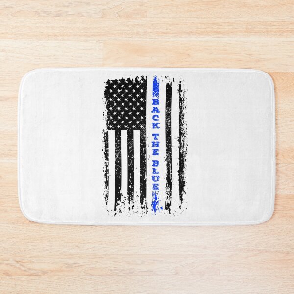 Item preview, Back the Blue Thin Blue Line American Flag Police Support designed and sold by graphicmeyou.