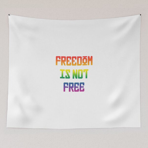 Aperçu de l'œuvre La liberté n'est pas gratuite créée et vendue par Manimal-Merch.
