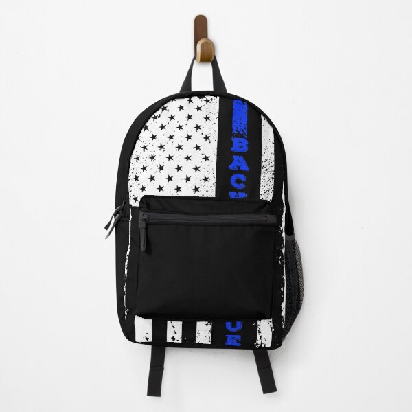 Item preview, Back the Blue Thin Blue Line American Flag Police Support designed and sold by graphicmeyou.