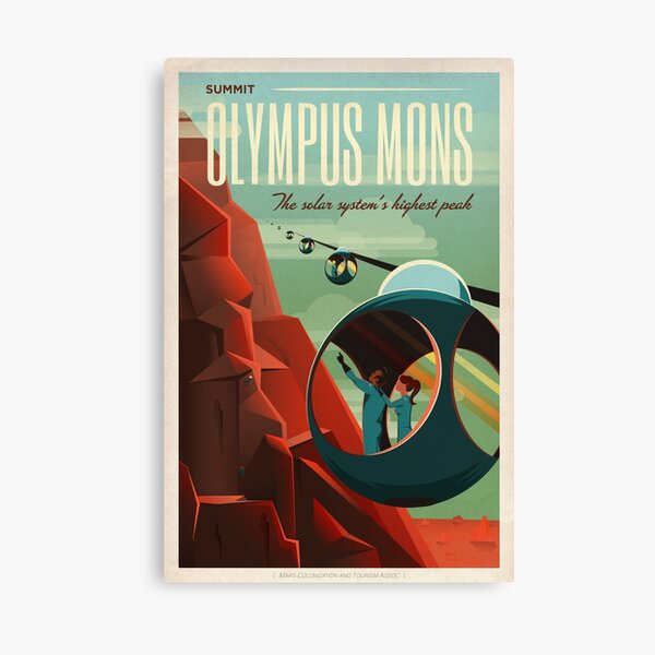 Olympus Mons Canvas Print