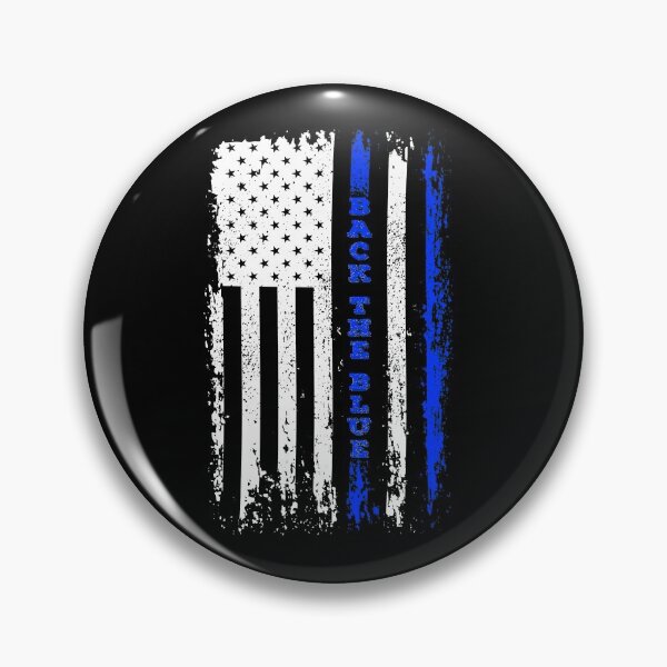 Item preview,  Thin Blue Line USA Flag Patriotic Police Support designed and sold by graphicmeyou.