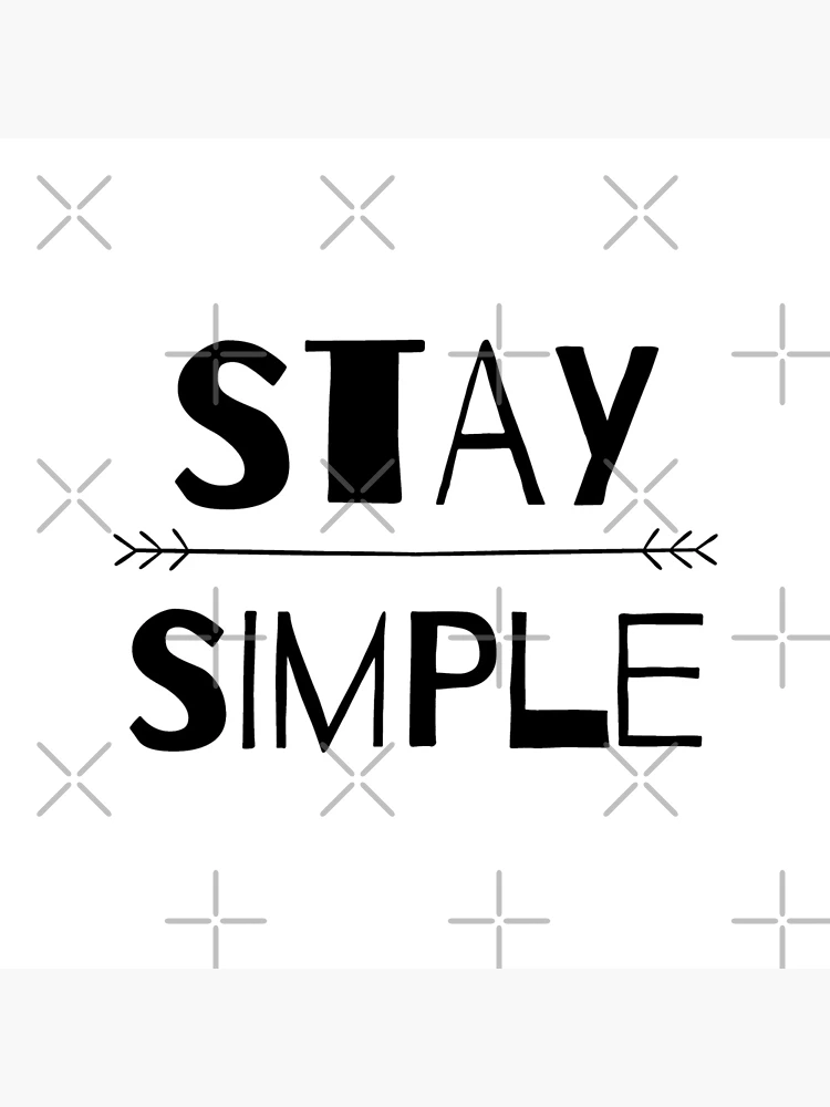 Thumbnail 4 of 4, Clock, Stay Simple designed and sold by RIVEofficial.