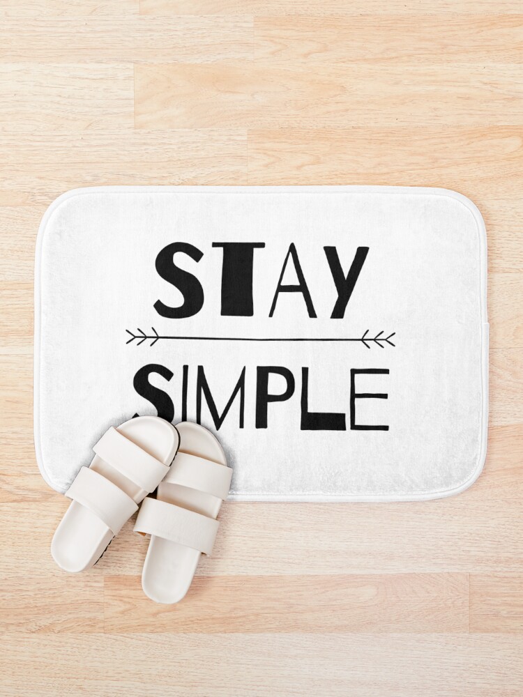 Thumbnail 1 of 6, Bath Mat, Stay Simple designed and sold by RIVEofficial.