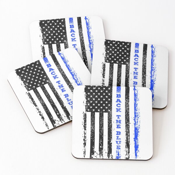 Item preview, Thin Blue Line USA Flag Patriotic Police Support designed and sold by graphicmeyou.