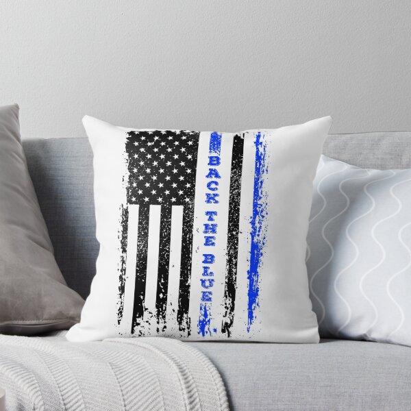 Item preview, Thin Blue Line USA Flag Patriotic Police Support designed and sold by graphicmeyou.