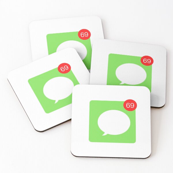 Item preview, 69 imessage Notification Icon designed and sold by Laura Montalvo.
