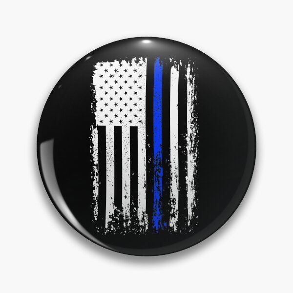 Item preview, Thin Blue Line USA Flag Patriotic Police Support designed and sold by graphicmeyou.