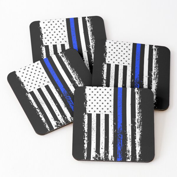Item preview, Thin Blue Line USA Flag Patriotic Police Support designed and sold by graphicmeyou.