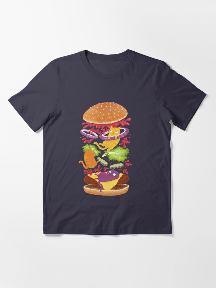 cat burger t shirt