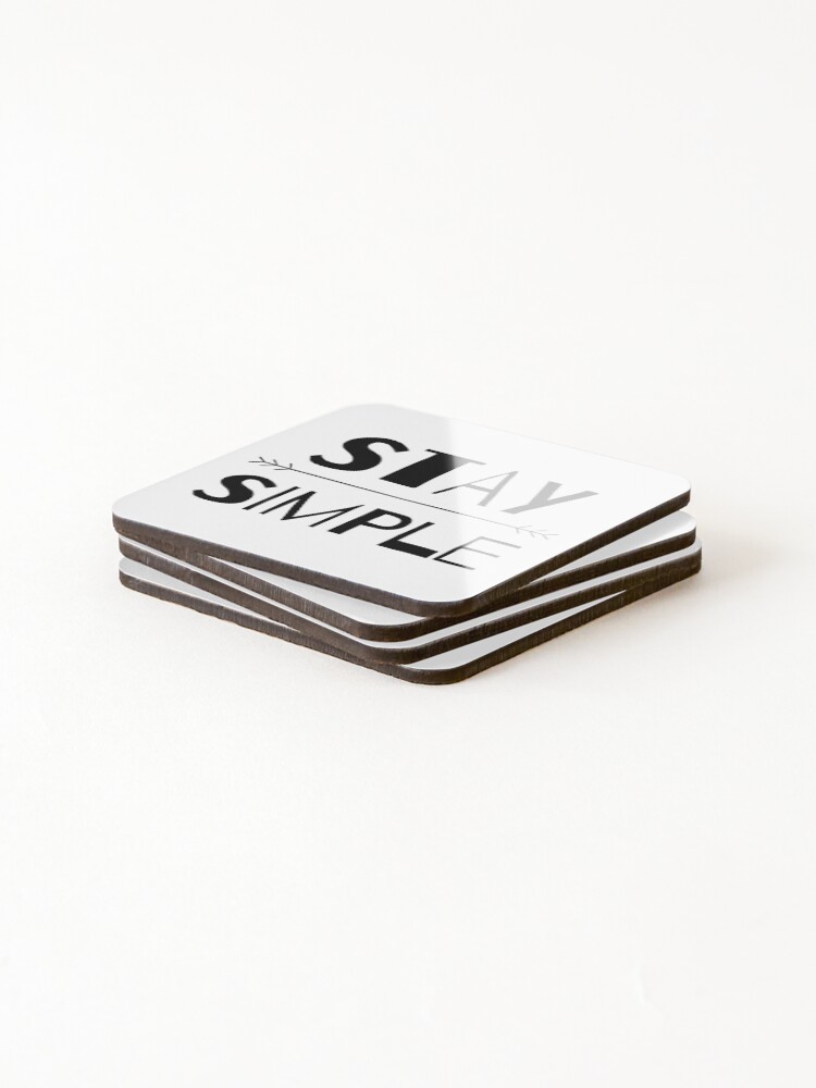 Thumbnail 4 of 5, Coasters (Set of 4), Stay Simple designed and sold by RIVEofficial.