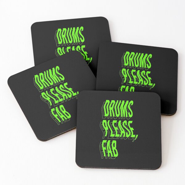 Item preview, Drums please Fab - Neon designed and sold by ulianamusi.
