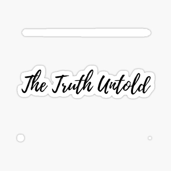 The Truth Untold Stickers Redbubble - the truth untold bts roblox id
