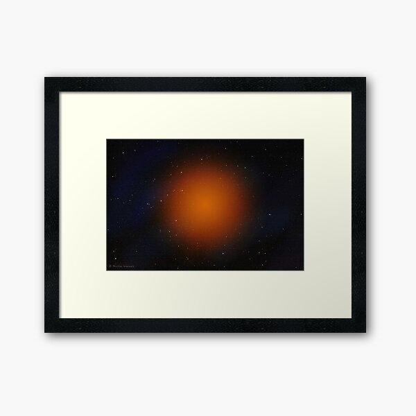 Outer space abstract Framed Art Print