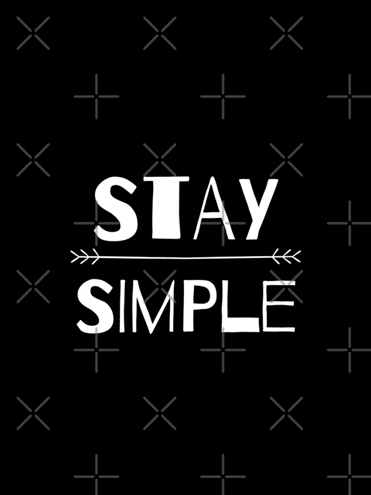 Thumbnail 4 of 4, iPhone Case, Stay Simple designed and sold by RIVEofficial.