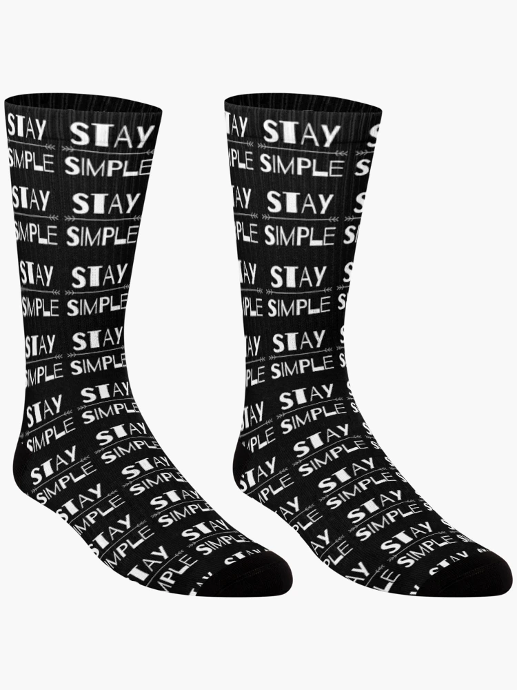 Thumbnail 3 of 5, Socks, Stay Simple designed and sold by RIVEofficial.