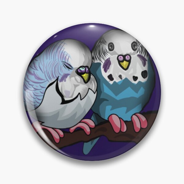 Item preview, Budgies Parakeets Winter designed and sold by legitparrot.