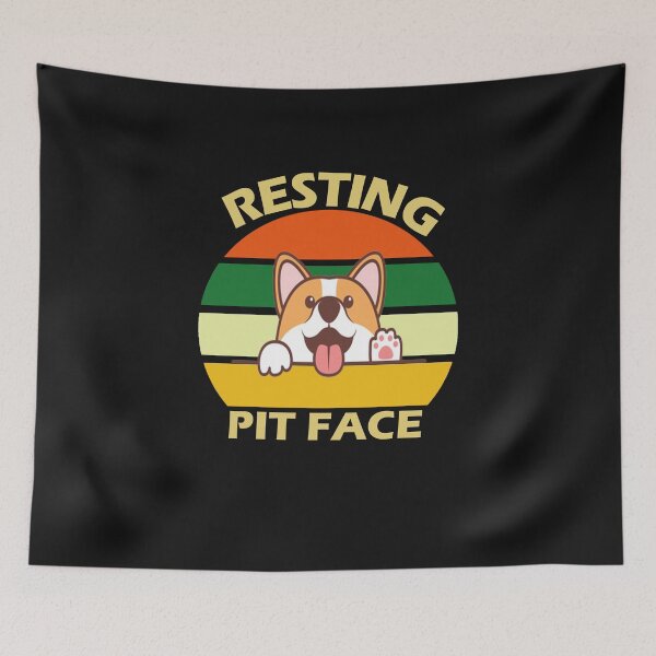 Item preview, Resting Pit Face T-Shirt designed and sold by bestdesigns2020.