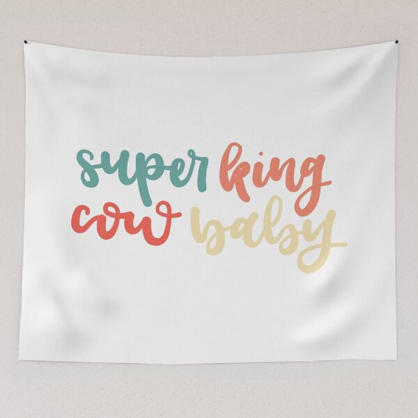 Item preview, Super King Cow Baby designed and sold by anglelegs.