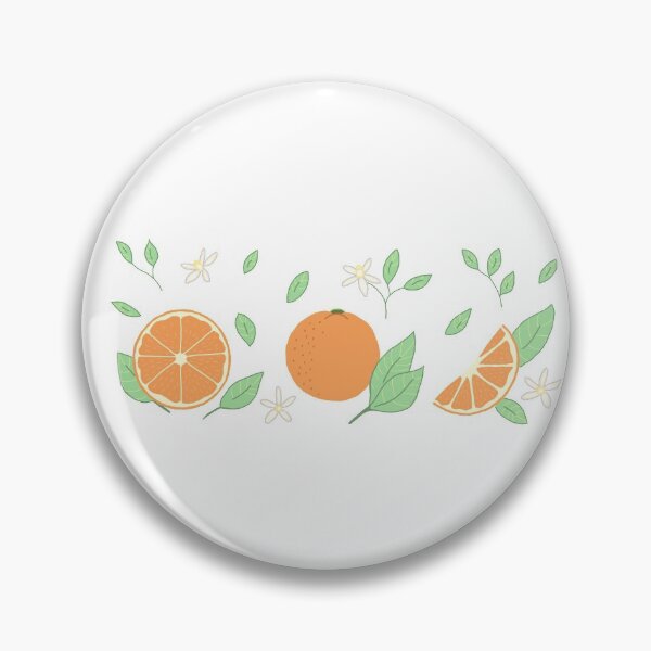 Item preview, Oranges with White Flowers designed and sold by The-Floraline.