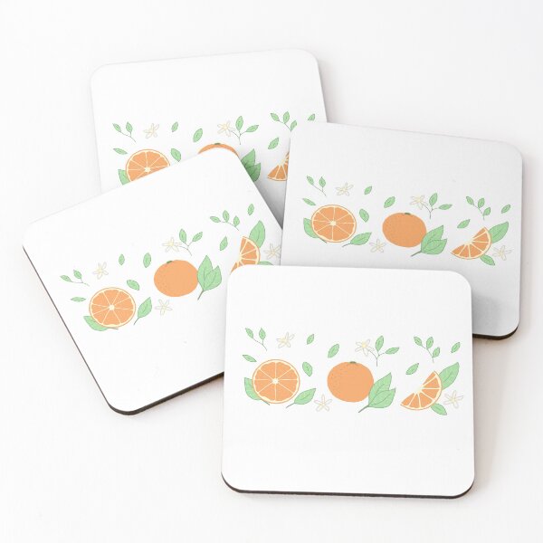 Item preview, Oranges with White Flowers designed and sold by The-Floraline.