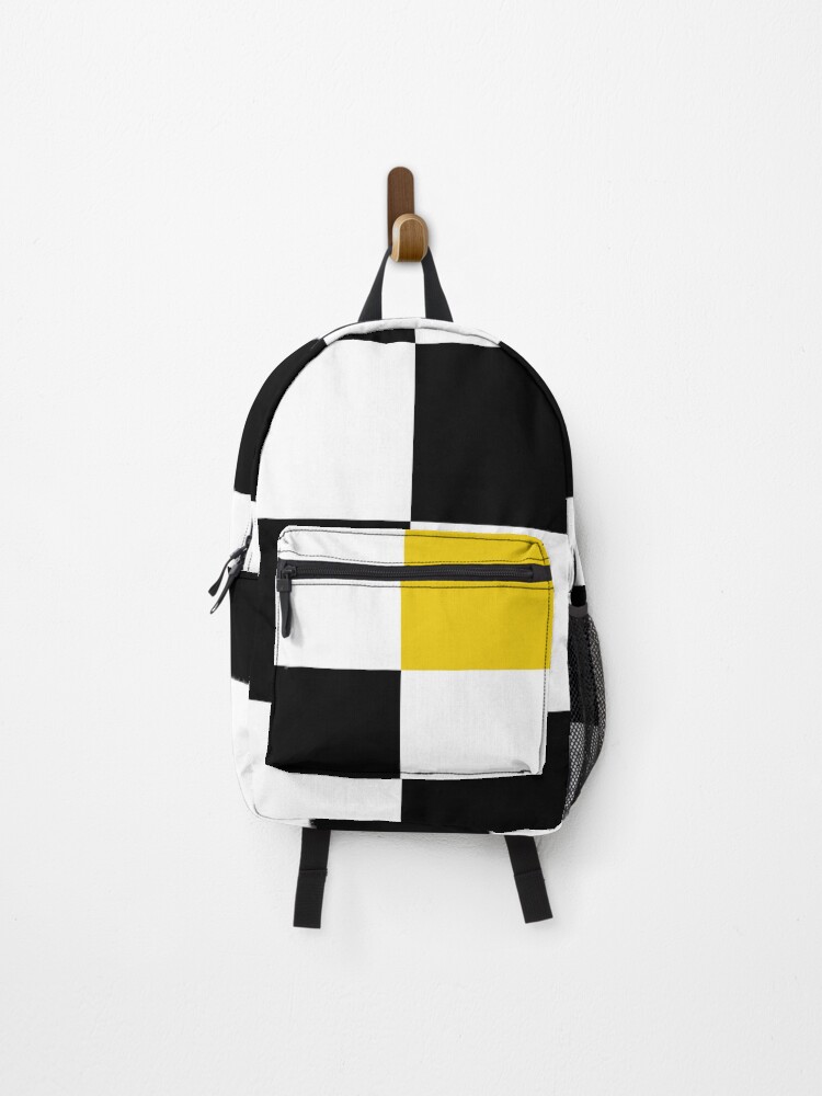 yellow square backpack