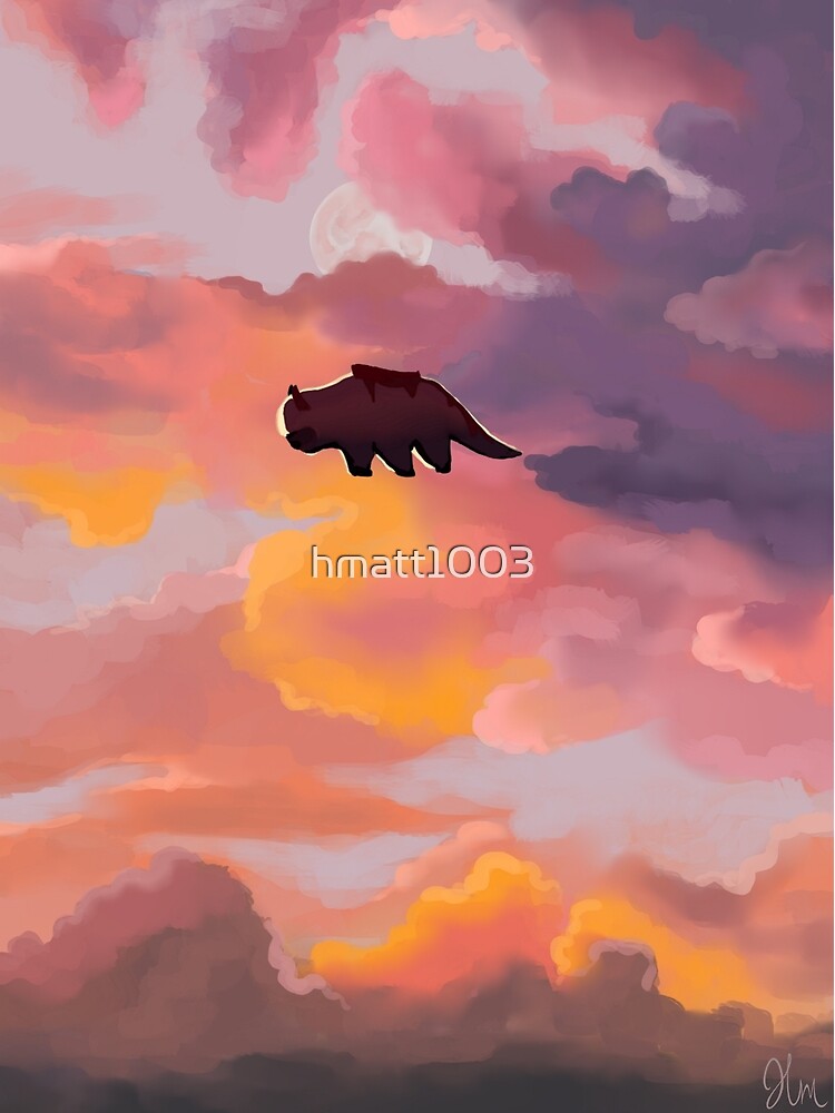 Thumbnail 3 of 3, Poster, Appa in the Clouds designed and sold by hmatt1003.