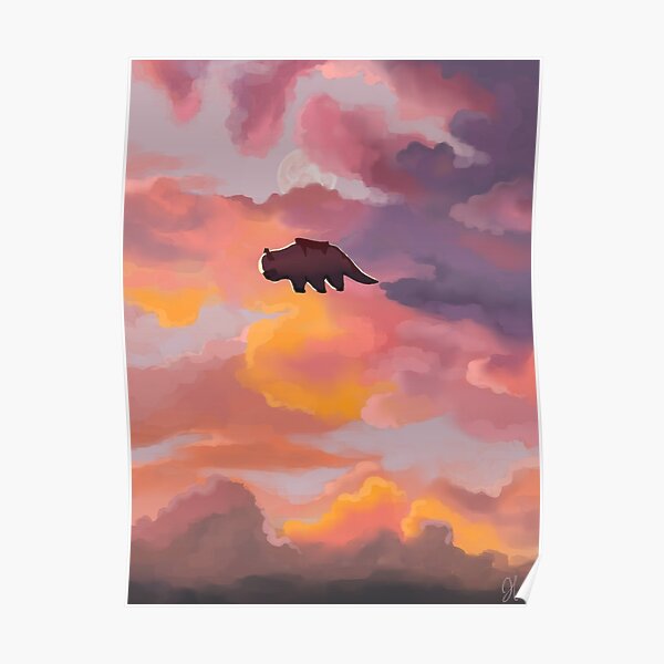 Appa in the Clouds Poster
