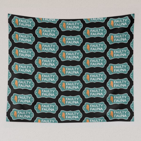Item preview, Faulty Fauna Logo designed and sold by JadedSketch.