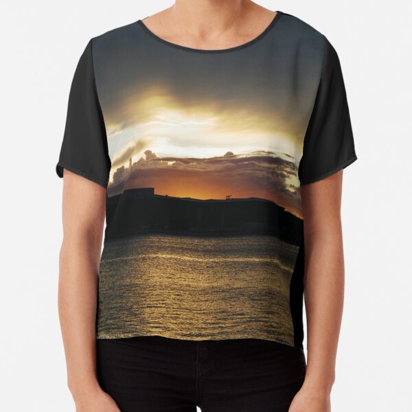 Sunset in Croatia Chiffon Top