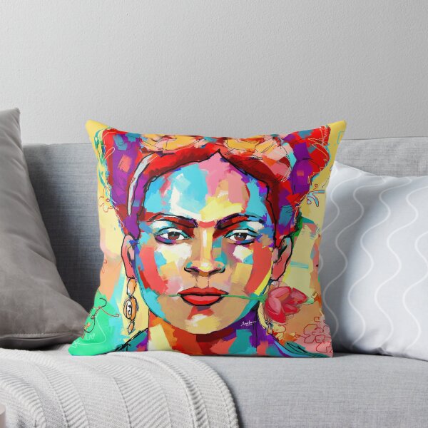Item preview, Frida Kahlo Portrait Paint Pop Art designed and sold by ArtMailsonCello.