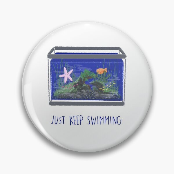 Item preview, Just Keep Swimming designed and sold by Sarah Crosby.
