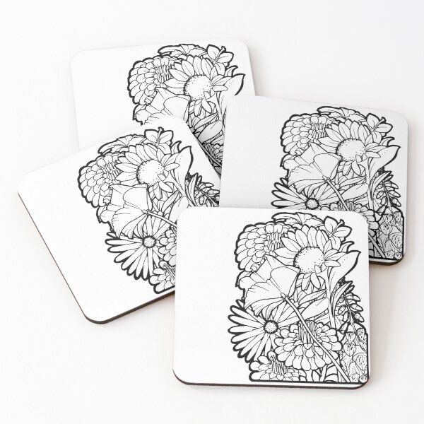 Item preview, Flowers Line Art designed and sold by TheWhitney0o.