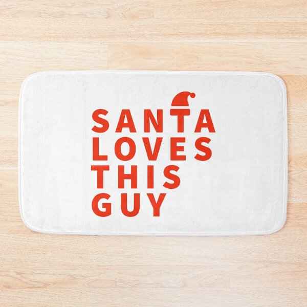 Artikelvorschau, Santa love this guy - Christmas funny - presents - santa USA entworfen und verkauft von Tropical Blood.