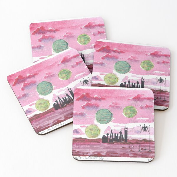 Item preview, A Distant Landscape Watercolor #3 designed and sold by BreonBliss.