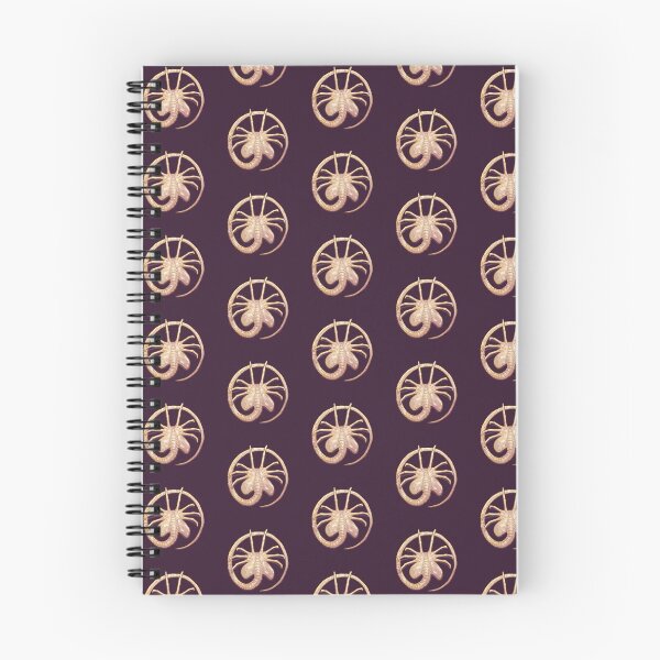 Item preview, Facehugger Alien Pattern dark purple version designed and sold by TaylorRoseArt.