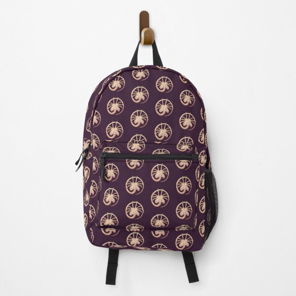 Item preview, Facehugger Alien Pattern dark purple version designed and sold by TaylorRoseArt.