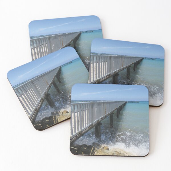 Item preview, Splashing Waves on Wharf Design designed and sold by idovedesign.