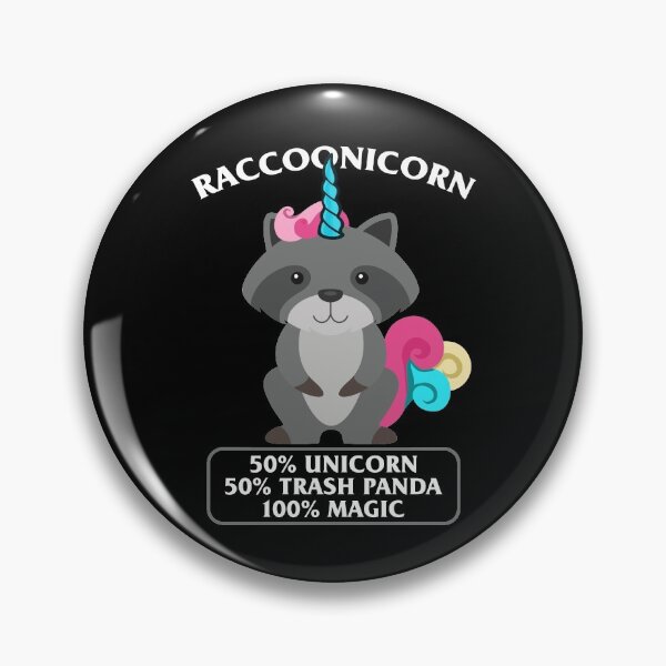Item preview, Raccoonicorn - Unicorn Trash Panda Racoon Magic designed and sold by NeXore.