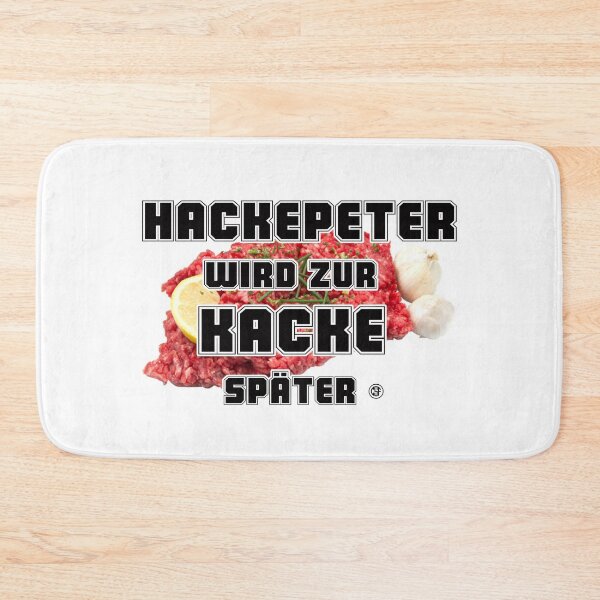 Artikelvorschau, Hackepeter wird zur Kacke später entworfen und verkauft von crazy-s-factory.