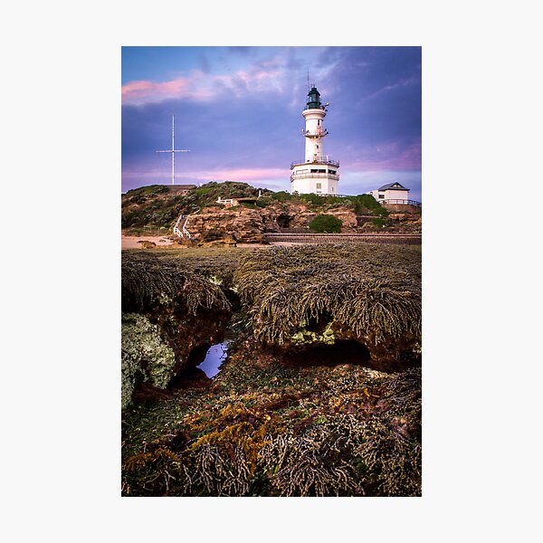 Item preview, The Ocean's view of Point Lonsdale Lighthouse designed and sold by Julie Begg.